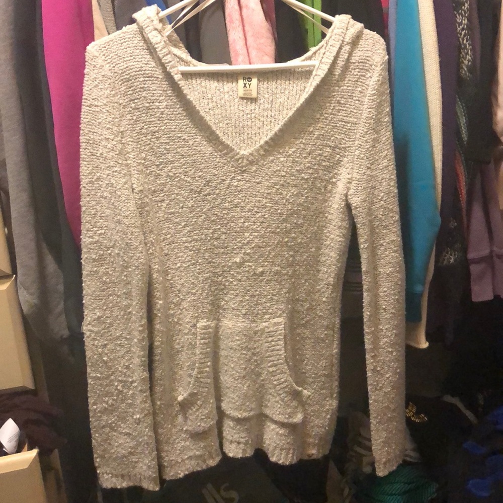 Super soft roxy hooded sweater